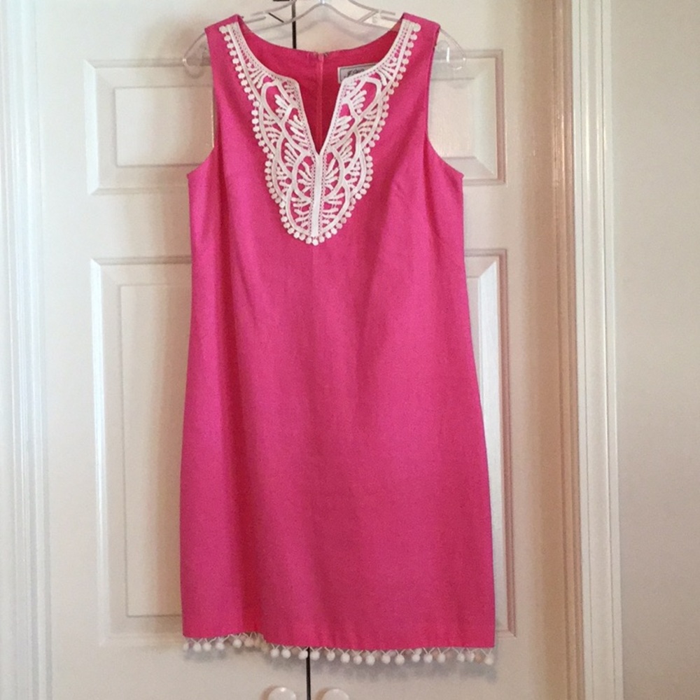 J Howard Pink Shift Dress